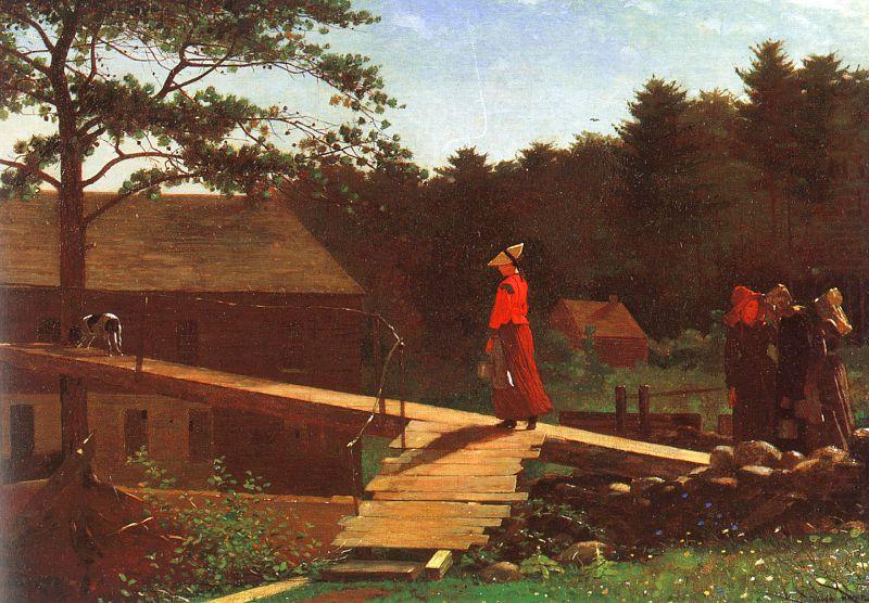 Winslow Homer The Morning Bell china oil painting image